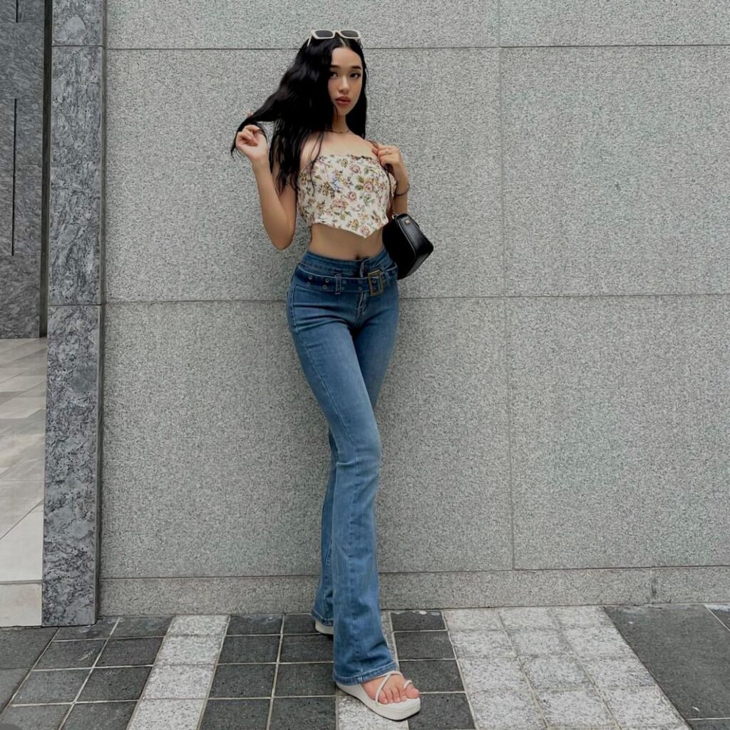 Sexy Sexy Stretch Jeans for Women All Matching Graceful Slimming High Trousers - Image 4