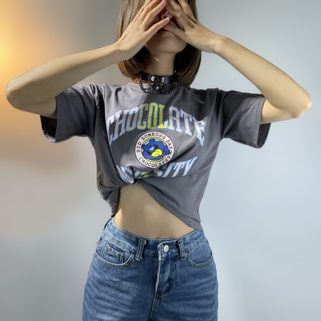 Retro Characteristic English Letter Graphic Printed T shirt Summer Loose Casual Short Sleeve - Image 2