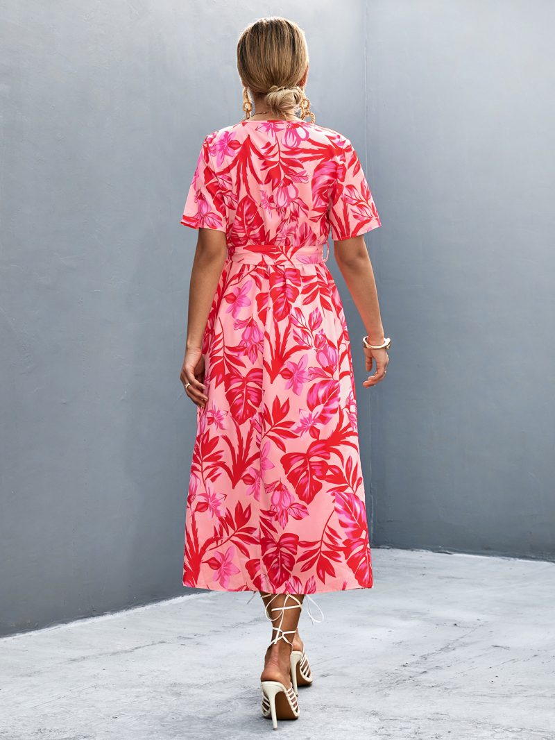Women Clothing Cross Print Dress - Image 2