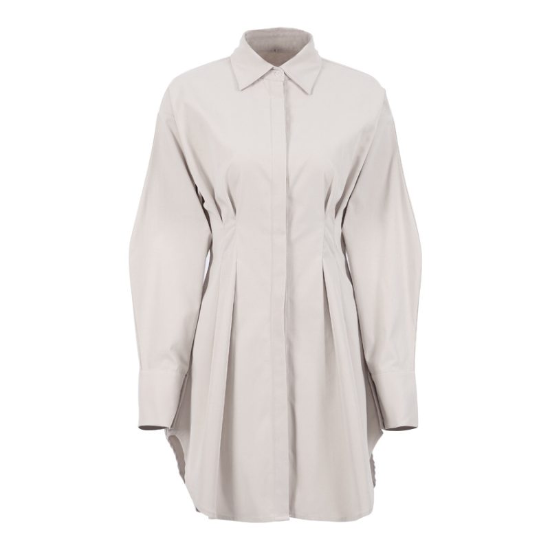 Early Autumn Women Wear French Shirt Dress Tight Waist Elegant Slim-Fit Long Sleeves Slim Fit Retro Minority Dress - Image 5