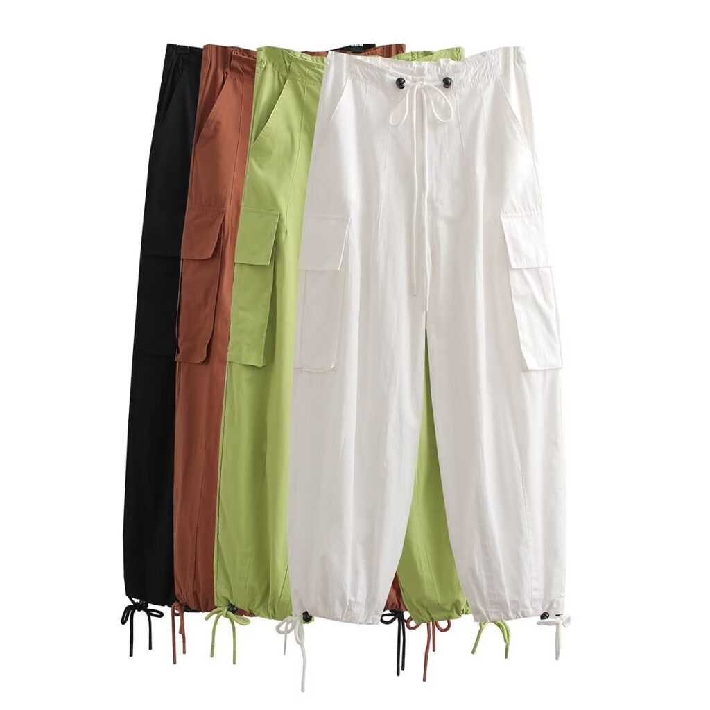 High Waist Drawstring Loose Casual Pants Loose Straight Mopping Pants Autumn Hip Hop Trendy Women Pants - Image 5