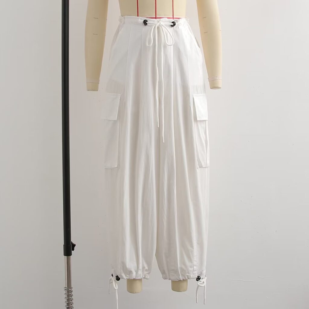 High Waist Drawstring Loose Casual Pants Loose Straight Mopping Pants Autumn Hip Hop Trendy Women Pants - Image 6