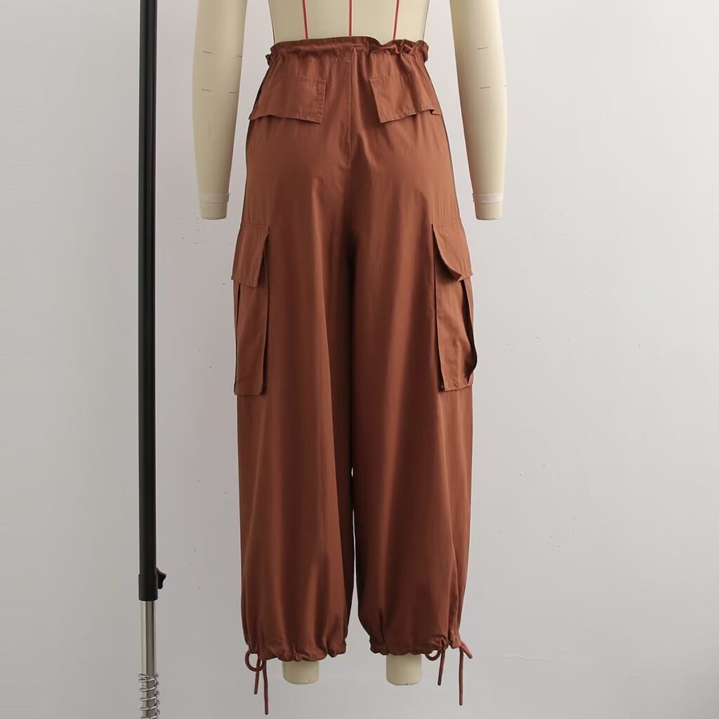 High Waist Drawstring Loose Casual Pants Loose Straight Mopping Pants Autumn Hip Hop Trendy Women Pants - Image 7