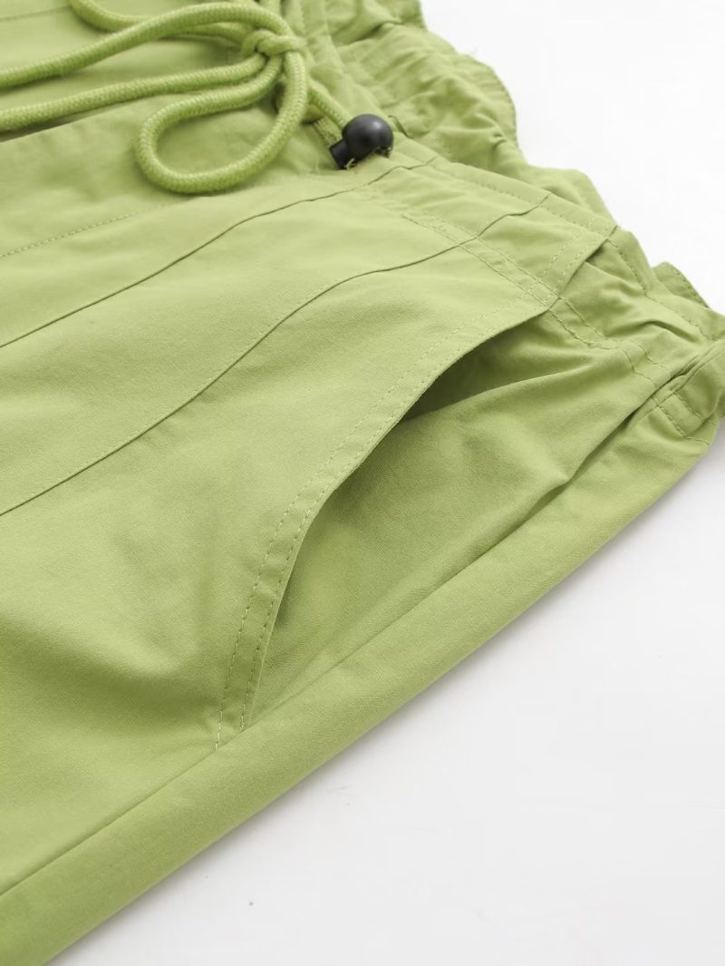 High Waist Drawstring Loose Casual Pants Loose Straight Mopping Pants Autumn Hip Hop Trendy Women Pants - Image 13
