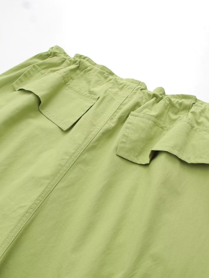 High Waist Drawstring Loose Casual Pants Loose Straight Mopping Pants Autumn Hip Hop Trendy Women Pants - Image 14