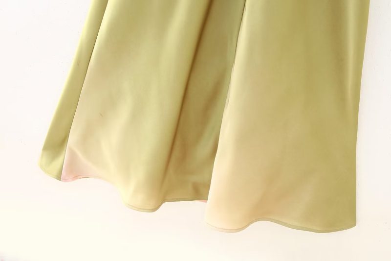 Round Neck Short Sleeve Evening Dress Slim Fit Maxi Dress Tie Dye Printed Dress Women - Image 14