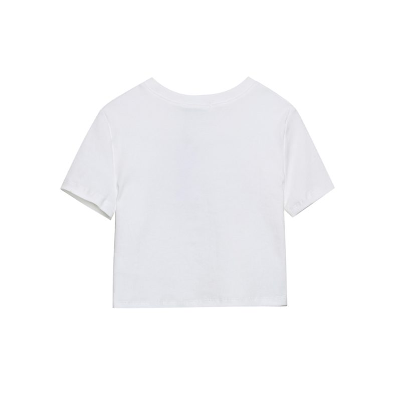 Summer Women  Clothing Printed round Neck Short Sleeve Short T shirt - Image 3