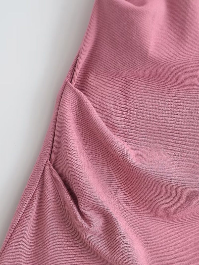 Sexy Sexy Pleated Boning Corset Strap Dress Summer Waisted Slim Fit Package Hip Dress - Image 15