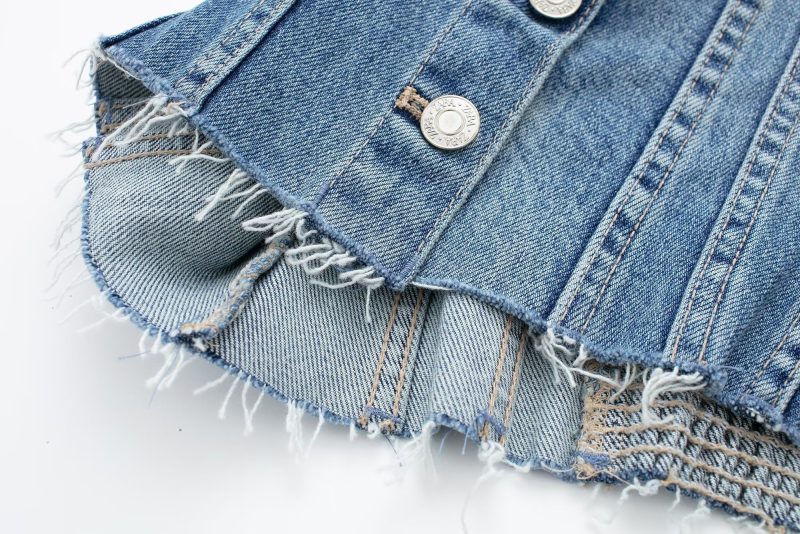 Corset Denim Tube Top Sexy Inner Wear Early Spring Breasted Design Women Clothing - Image 10