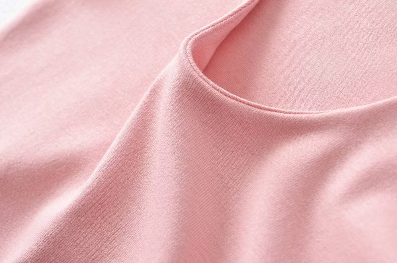 Solid Color V neck Tight Short Sleeved T shirt Women Summer Sexy Cropped Slim Fit Crop-Top - Image 7