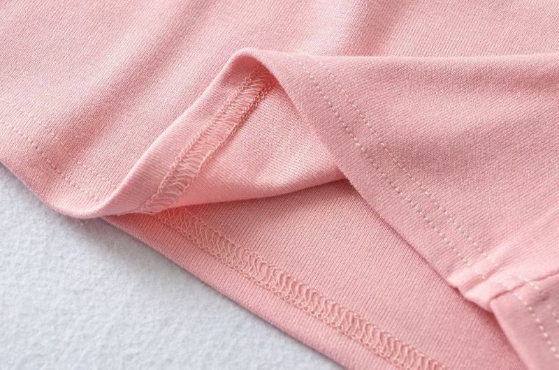 Solid Color V neck Tight Short Sleeved T shirt Women Summer Sexy Cropped Slim Fit Crop-Top - Image 8
