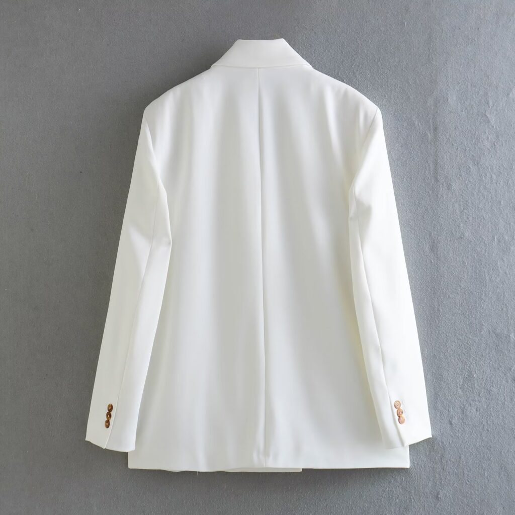Autumn Women Clothing Slimming Vertical Blazer Suit - Image 3