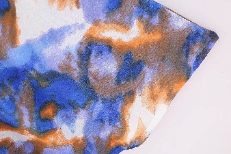 Women Sexy Tie Dyed Knitted Cami Dress - Image 8