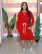 Popular Classic Simple Casual Solid Color Long Sleeve Dress