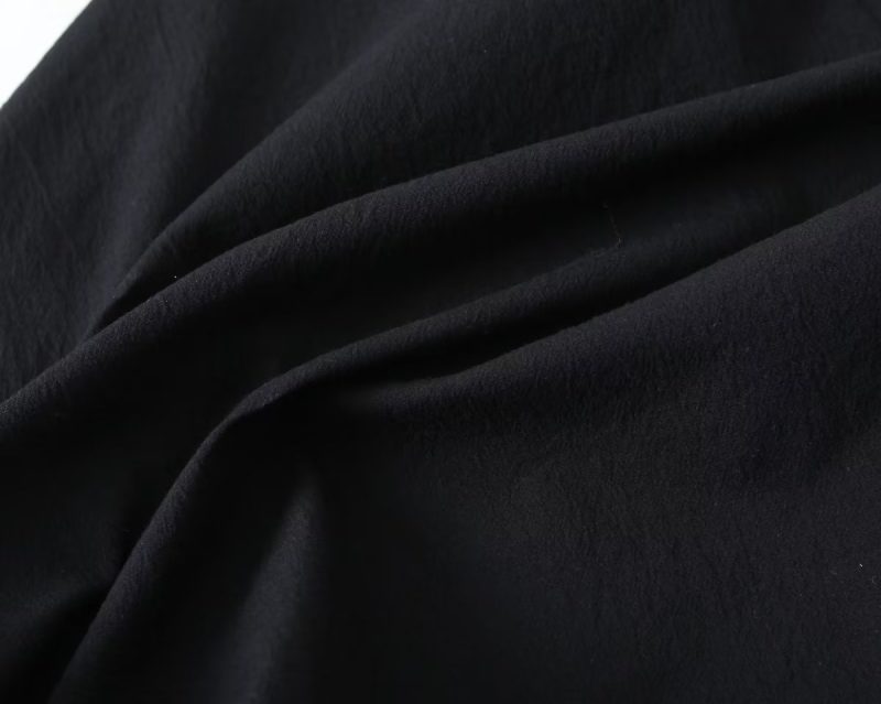 Summer French Black Dress One Shoulder Asymmetric Design A Line Bow Tie Short Dress - Image 11