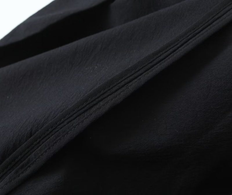 Summer French Black Dress One Shoulder Asymmetric Design A Line Bow Tie Short Dress - Image 13
