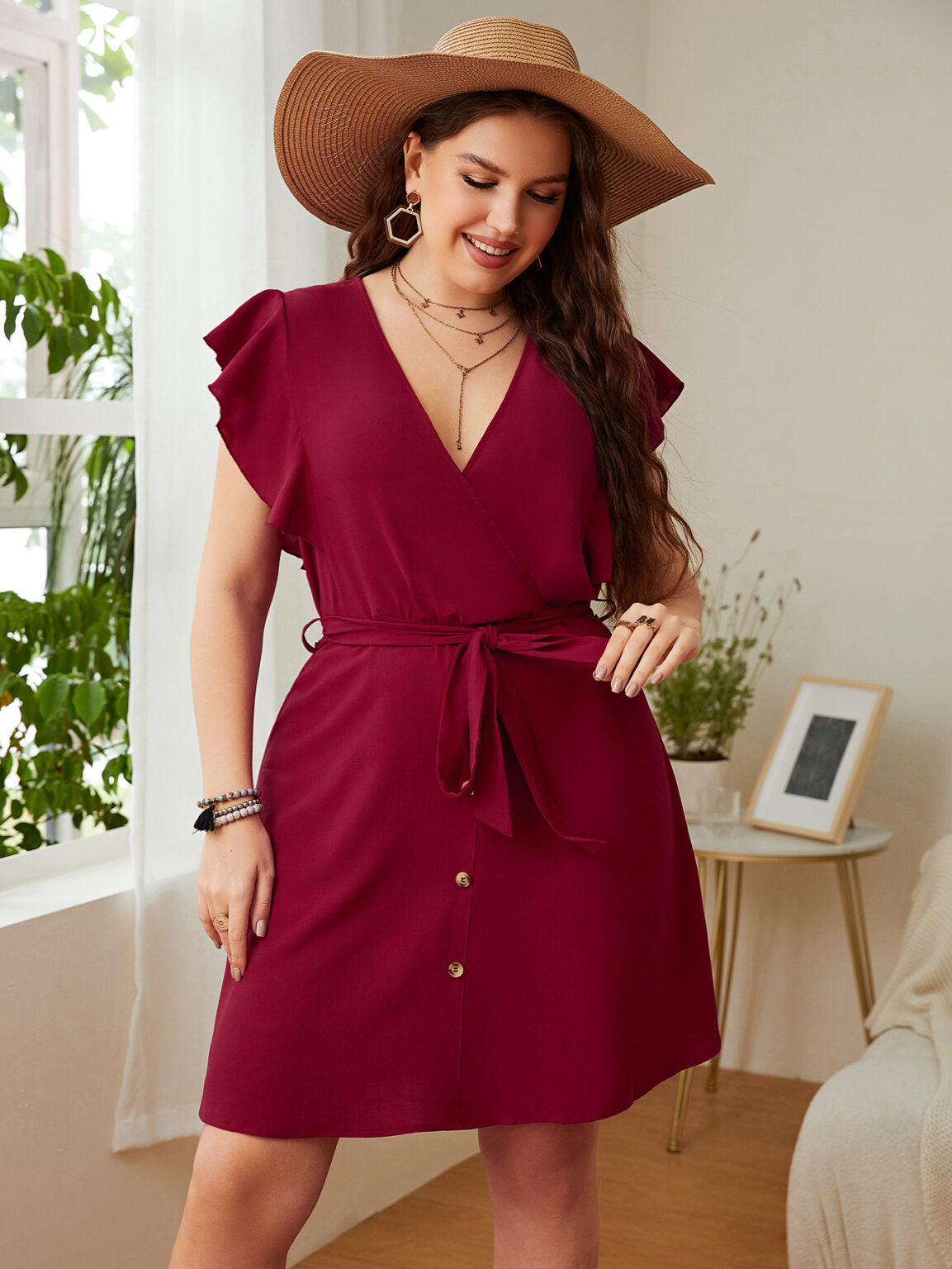 Plus Size Women Clothing Women Loose Dress - Image 3