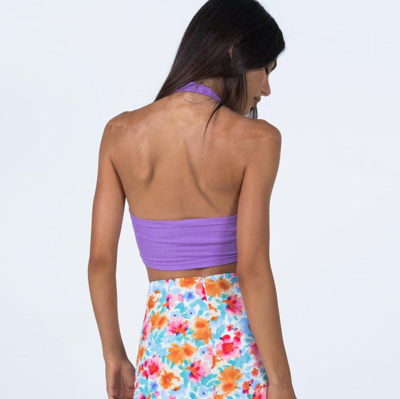Women  Clothing Arrival Women  Solid Color Vest Sexy Halter Top - Image 3