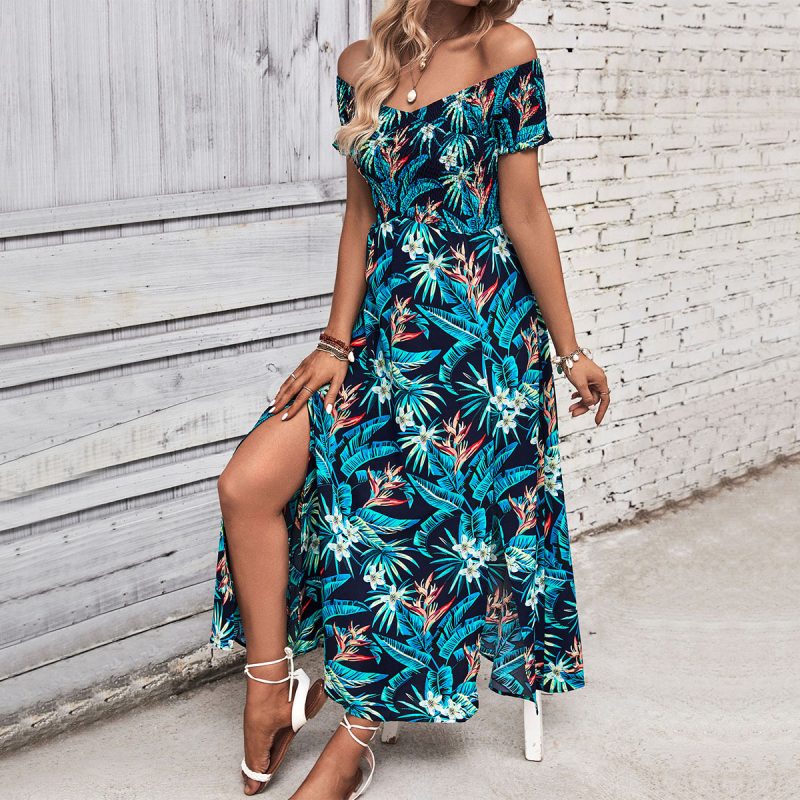 Summer Women Clothing Printed Dress Elegant Advanced - Image 3