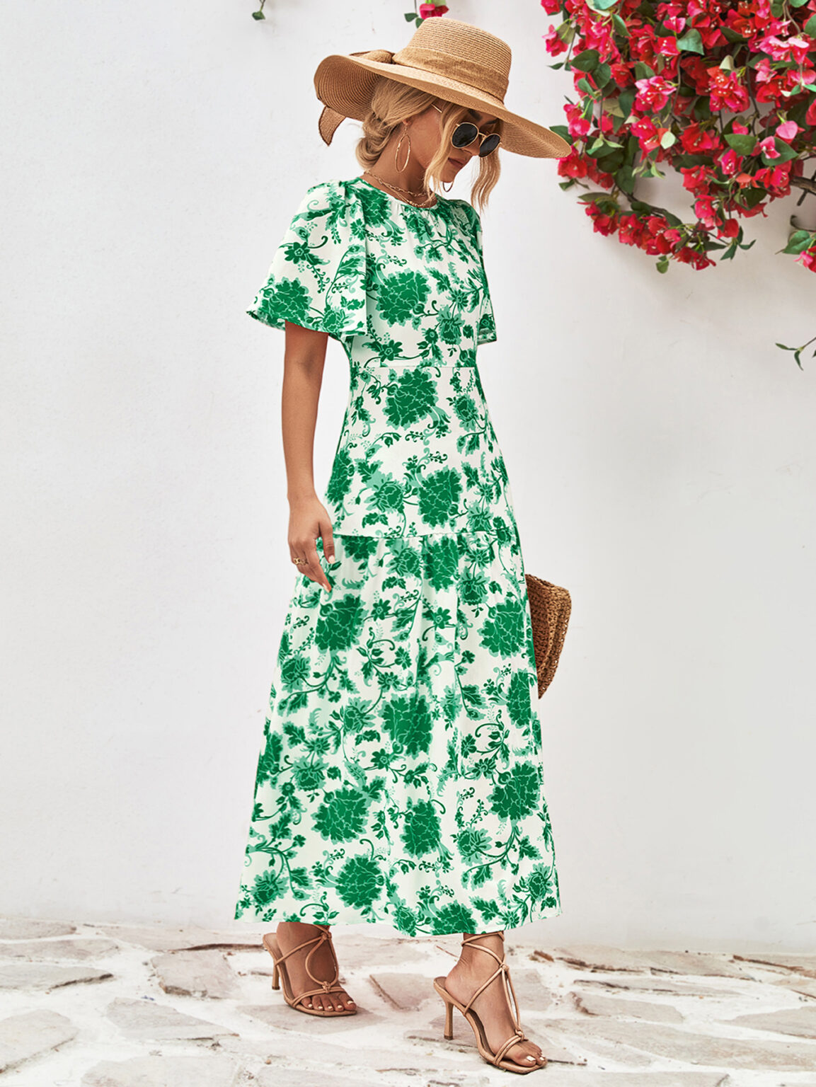 Copper Leakage Tied Dress - Image 4