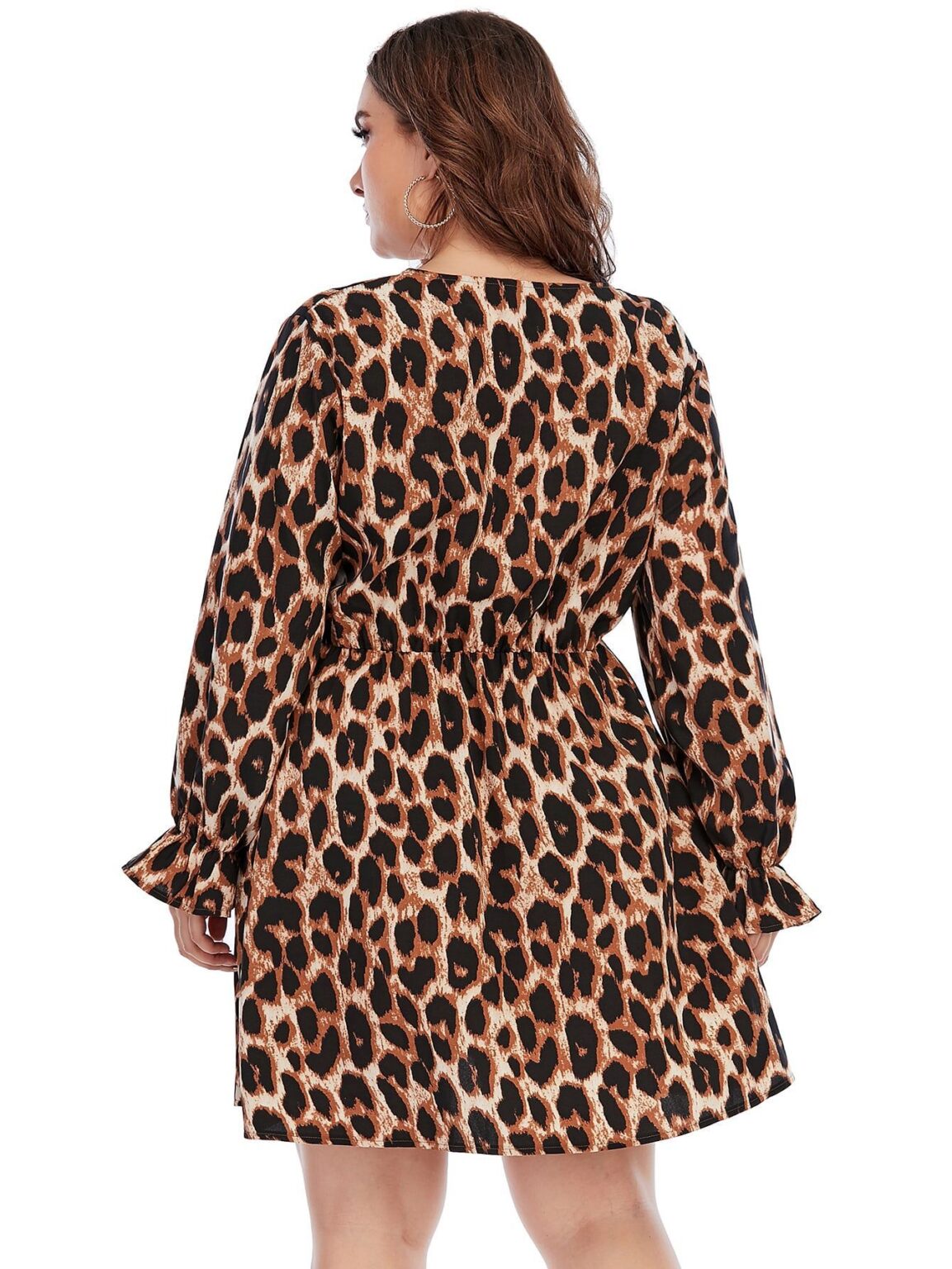 Plus Size Women Clothing Loose Printed Dress Women Clothing - Image 5