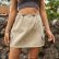 Summer Women Clothing Lace Up Denim Skirt Casual Skirt