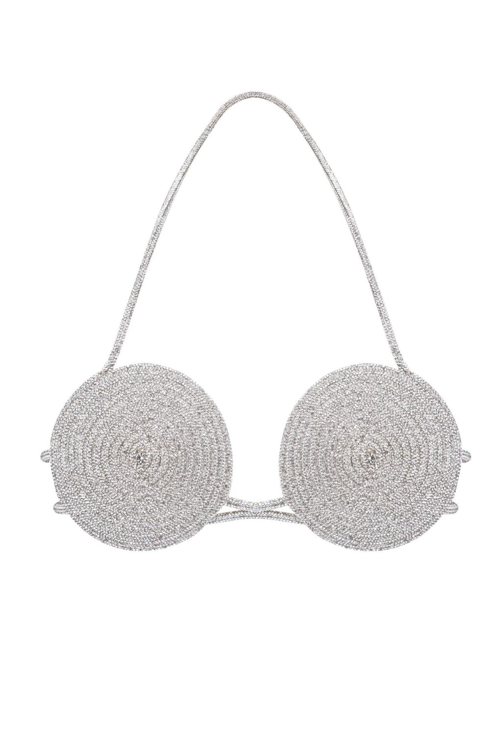 Spring Summer Sexy Underwear Round Hollow Diamond Chest Necklace Personality Irregular Asymmetric - Image 4