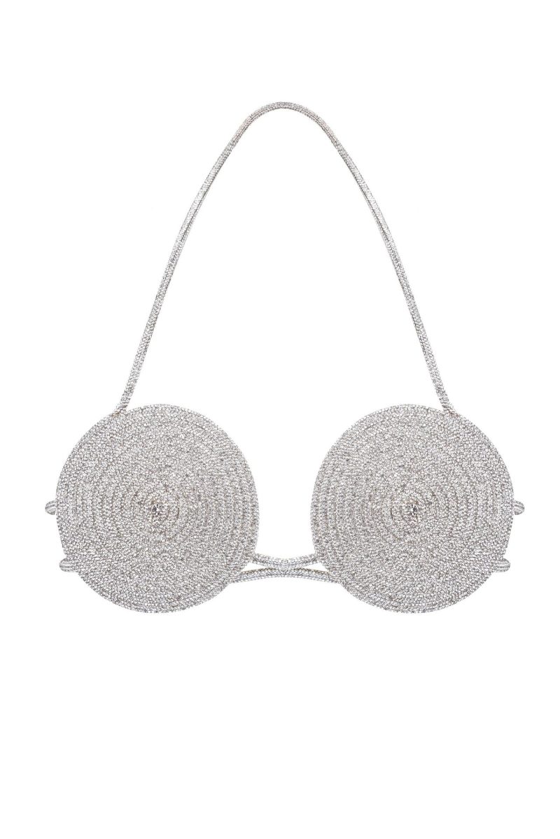 Spring Summer Sexy Underwear Round Hollow Diamond Chest Necklace Personality Irregular Asymmetric - Image 4