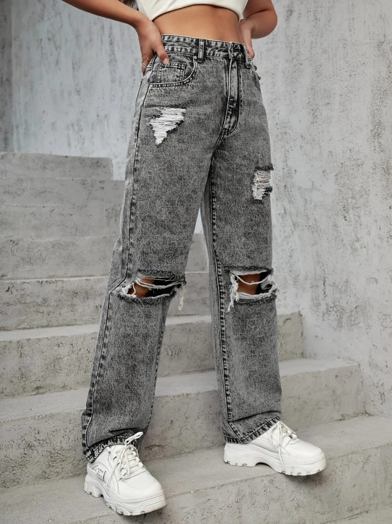 Jeans Women Ripped Jeans - Image 3