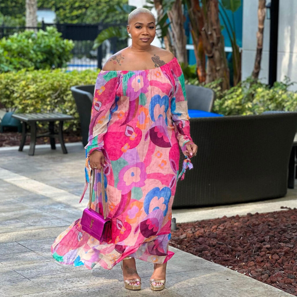 Plus Size Sexy Slim Print Dress