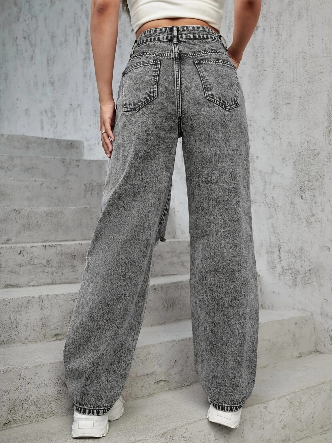 Jeans Women Ripped Jeans - Image 4