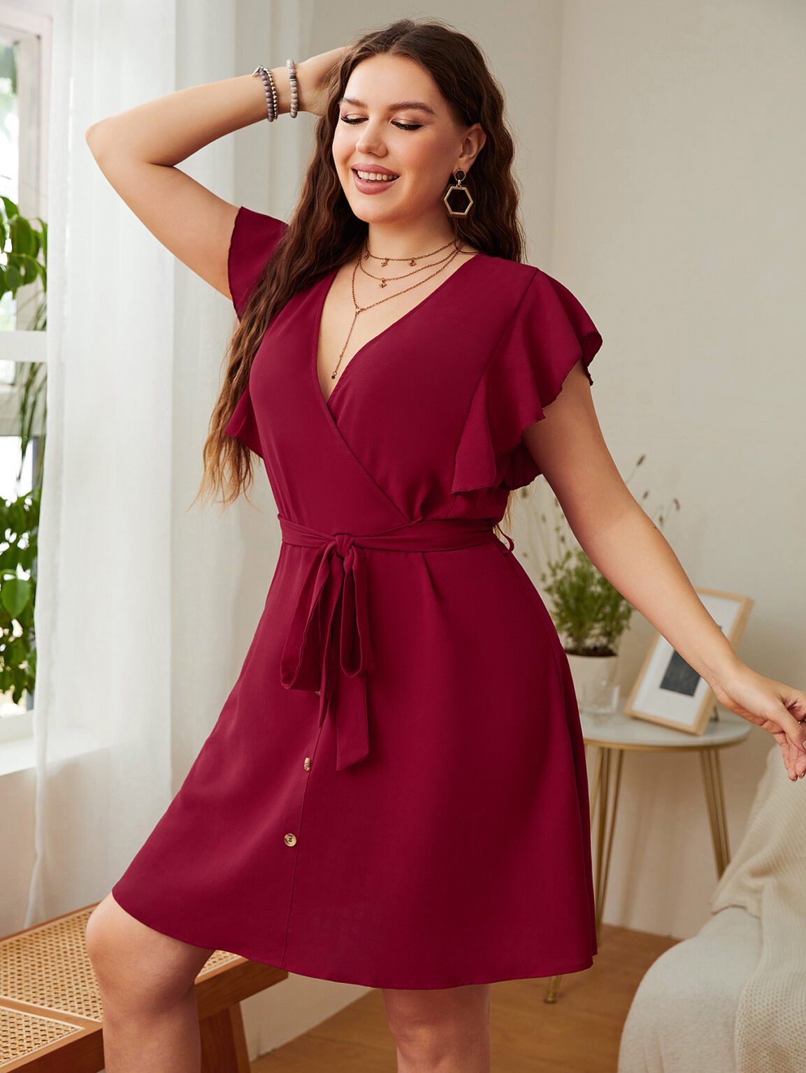 Plus Size Women Clothing Women Loose Dress - Image 2