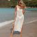 Knitted Crochet Beach Cover up Sexy Cutout Seaside Vacation Sun Protection Shirt Beach Cover Up