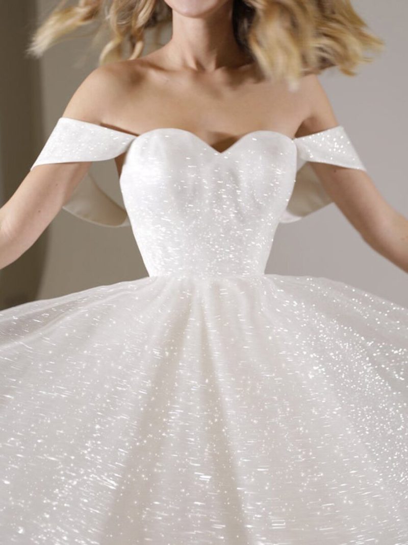 Women Clothing Sexy Sequined Large Swing Princess Cocktail Dress Evening Gown - Image 4