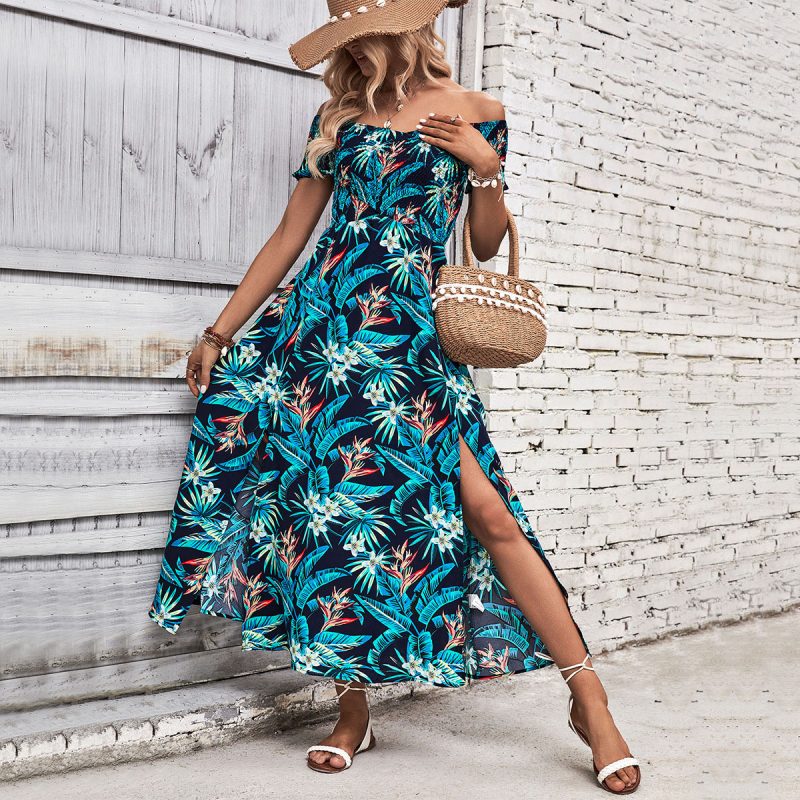 Summer Women Clothing Printed Dress Elegant Advanced - Image 2