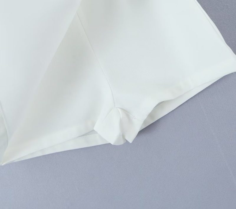 Spring Summer High Waist Slimming Hip Skirt Skirt Slit on Both Sides Ultra Short Wrapped Skirt - Image 6
