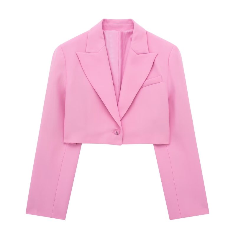 Autumn Women Clothing Casual Short Small Blazer Suit - Image 2
