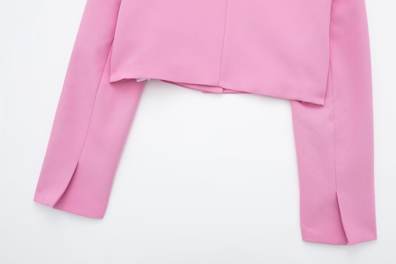 Autumn Women Clothing Casual Short Small Blazer Suit - Image 8