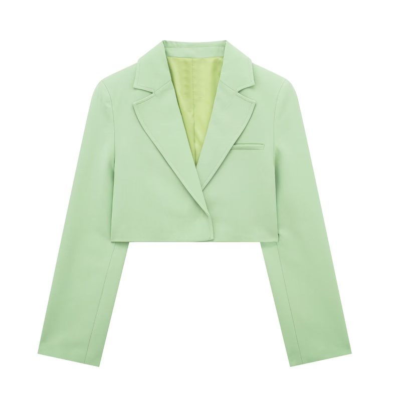 Autumn Women Clothing Casual Short Small Blazer Culottes Suit - Image 2