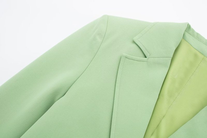 Autumn Women Clothing Casual Short Small Blazer Culottes Suit - Image 4
