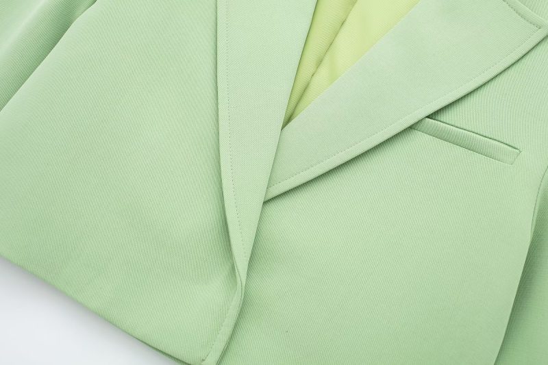 Autumn Women Clothing Casual Short Small Blazer Culottes Suit - Image 5
