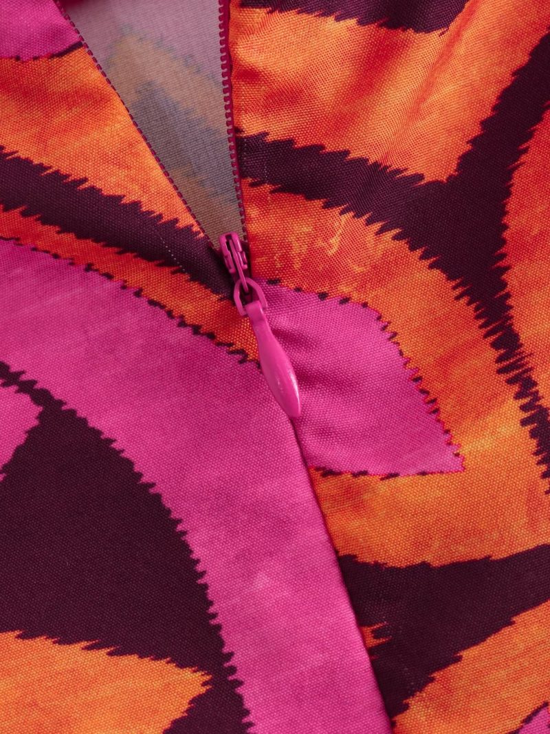 Women Summer Asymmetric Print Top Set - Image 15