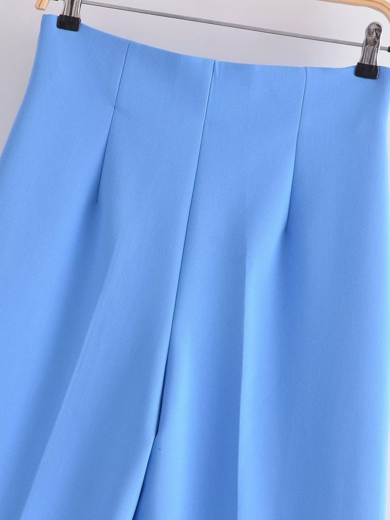Summer Women Clothing Street Urban Casual High Waist Wide Leg Pants - Image 12