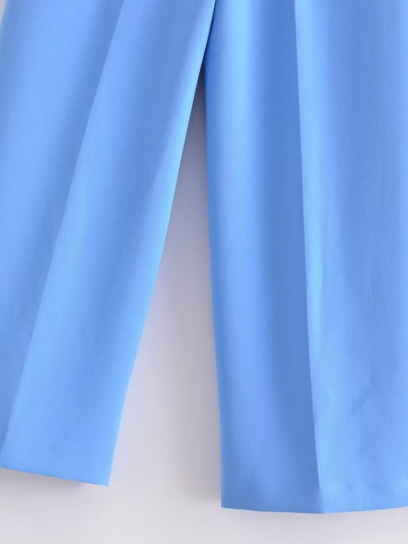 Summer Women Clothing Street Urban Casual High Waist Wide Leg Pants - Image 13