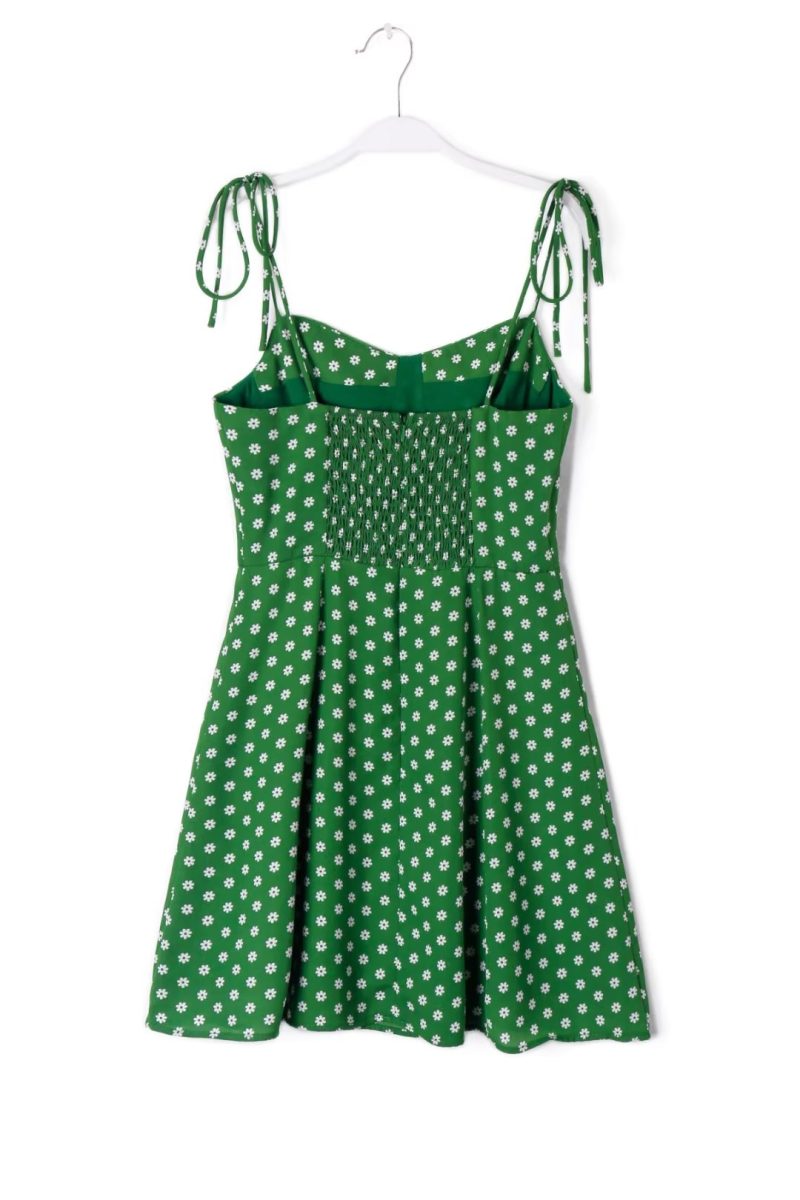 Summer Wind Women Printed Slim Strap Dress - Image 8