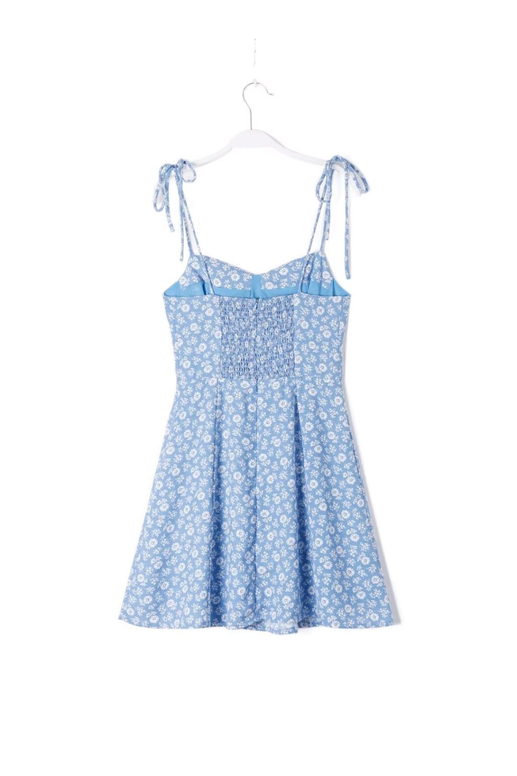 Retro Waist Controlled Slimming Sexy Side Split Holiday Midi Dress French Hipster Girl Floral Strap Dress - Image 2