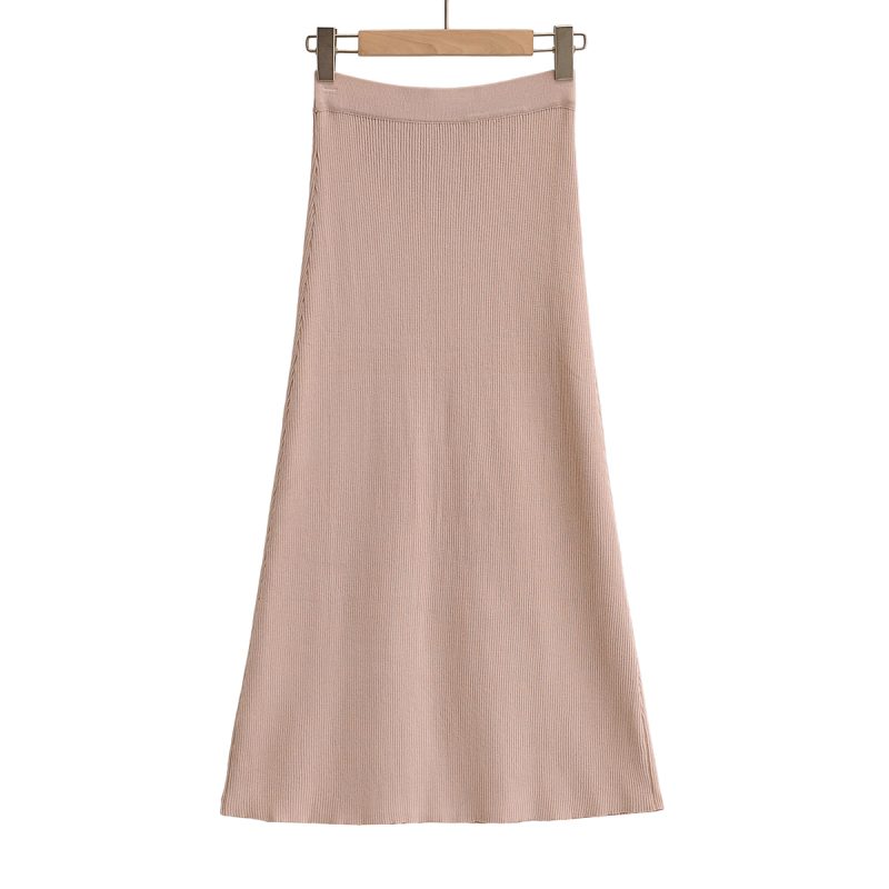 Women Slim Fit Sexy Elegant Cardigan Tank Top Half Skirt Set - Image 9