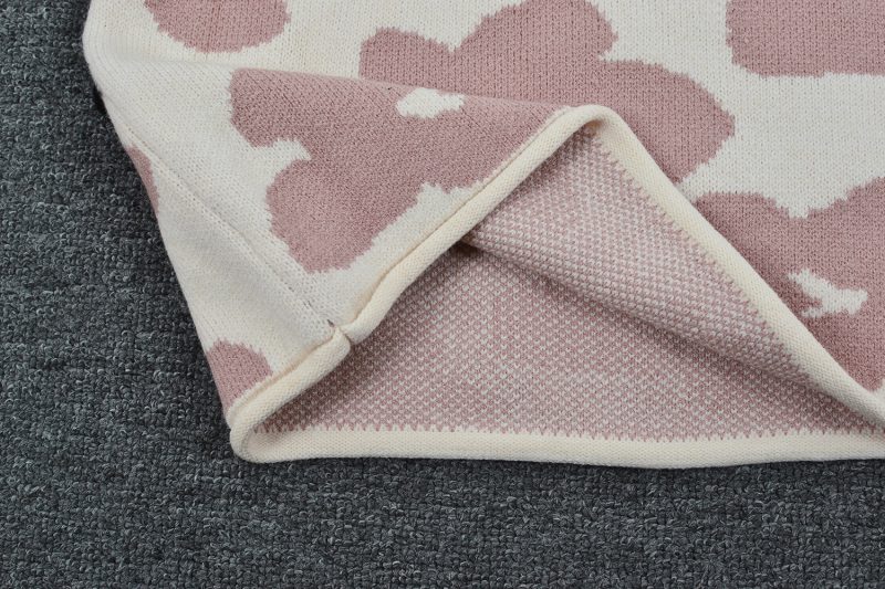 Early Autumn Women Clothing Long Sleeve Short Floral Sweater Pullover Sweater - Image 12