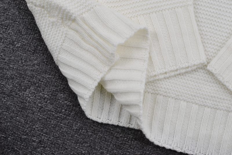 Autumn Women Clothing Solid Color Sweater Bottoming Shirt Long Sleeve Hollow Out Cutout Pullover Sweater Women - Image 7