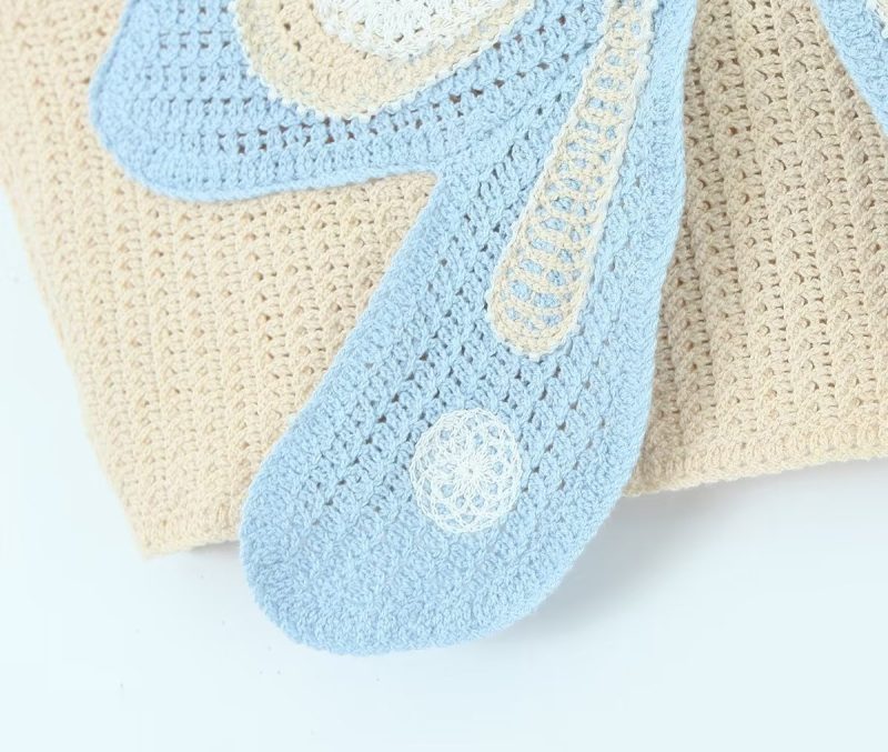 Spring Nail Beading Holiday Bowknot Decoration V Neck Short Camisole Women - Image 13